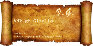 Végh Gizella névjegykártya